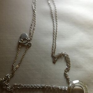 Swarovski Crystal 925  double strand necklace